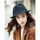 Female headdress cotton-blend hat, solid color