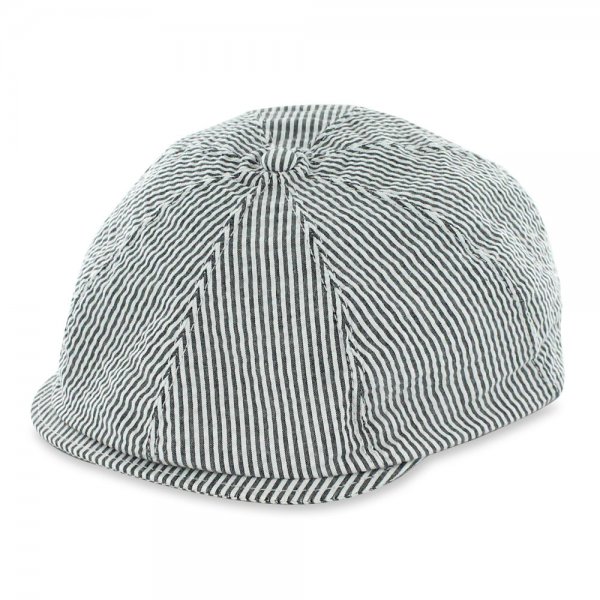 Seersucker Newsboy Cap