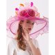 Female party cute chiffon lace soft hat sun hat, flower