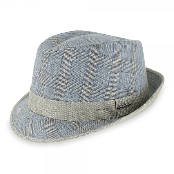 Italian Made Linen Fedora Hat