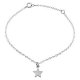 Star charm anklet