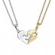 Stainless steel heart pendant necklace women necklace jewelry friend