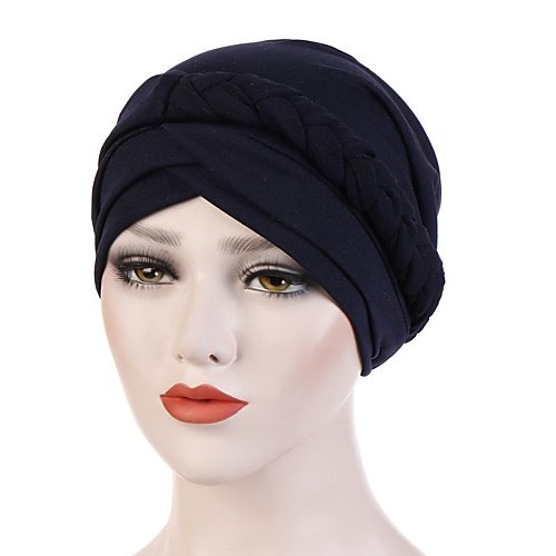 Women Retro Party Holiday Cotton Polyester Soft Hat, Solid Color