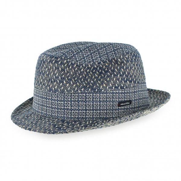 Linen Stingy Brim Fedora