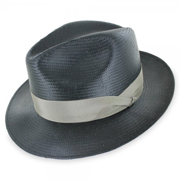 "Webster" Center Dent Toyo Straw Fedora