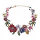 Women crystal sculpture collar necklace, necklaces, necklaces, life, flowers, fashion jewelry necklace heart rainbow tree