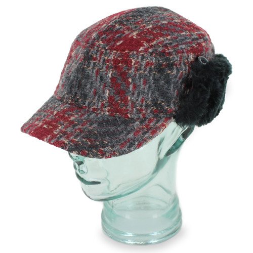 Wool Blend Cap With Ear Flaps