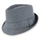 Wool Felt Stingy Brim Fedora