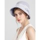 Female active basic rayon sun hat, solid color