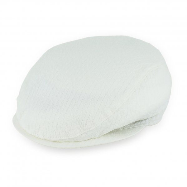 Cotton Blend Flat Cap