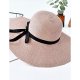 Female basic holiday hat straw hat