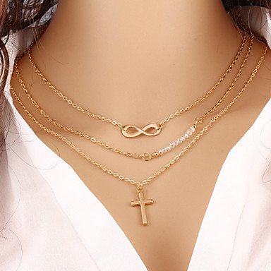 Women double necklace wrapped necklace fashion jewelry necklace