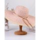 Female basic straw hat sun hat, solid color