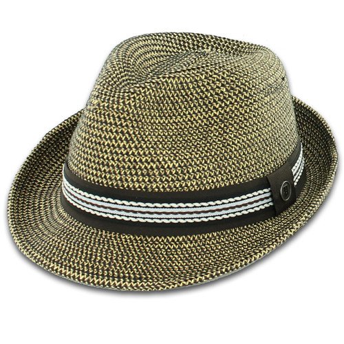 Crushable Paper Braid Fedora