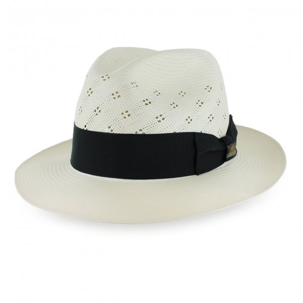 "Langley" Shantung Straw Fedora