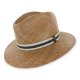 "Locke" Crushable Raffia Safari Hat