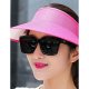 Female linen sun hat, solid color