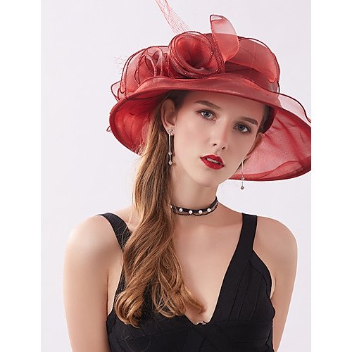 Women basic cute polyester sun hat, solid color floral