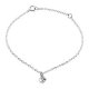 Anklet with heart charm