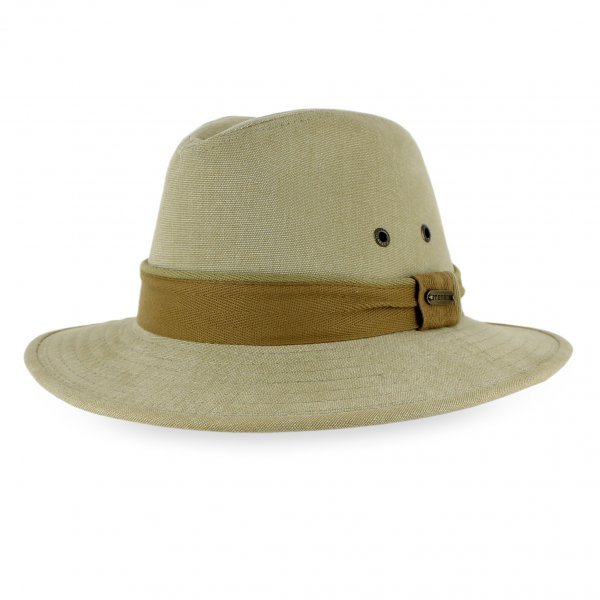 Cotton Blend Safari Hat