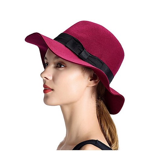 Women base polyester hat, solid color