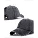 Female work basic cotton canvas baseball cap, solid color