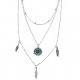 Layered long necklace female retro romantic fashion jewelry necklace wrapped