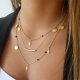 Layered necklace female fashion jewelry necklace