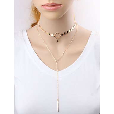 Layered necklace women necklace jewelry simple long necklace