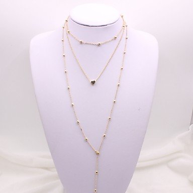 Women are layered necklace long necklace ball necklace elegant jewelry