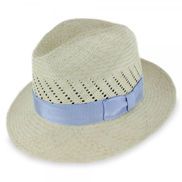 "Sloan" Vented Panama Fedora Hat