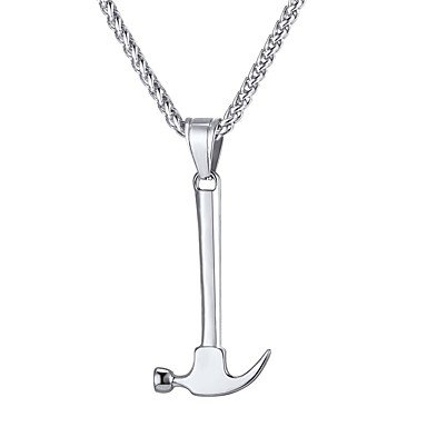 Men stainless steel pendant necklace fashion jewelry necklace