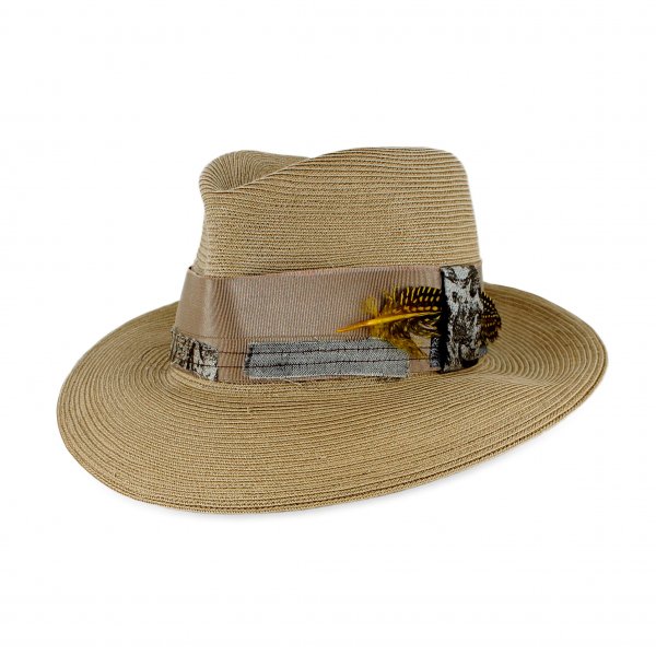 Braided Straw Fedora