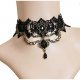 Women synthetic diamond collar necklace, lace, lovely necklace fashion jewelry, stage