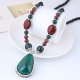 Resin pendant necklace long necklace retro fashion jewelry necklace