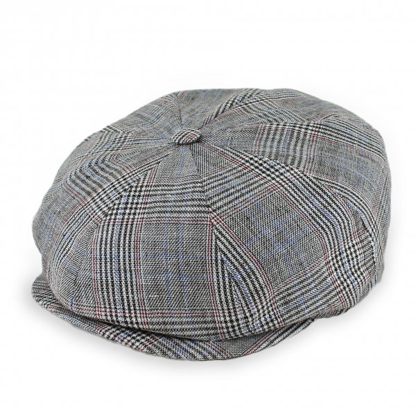 Linen Newsboy Cap