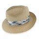 "Ren" Hemp Braid Fedora Hat