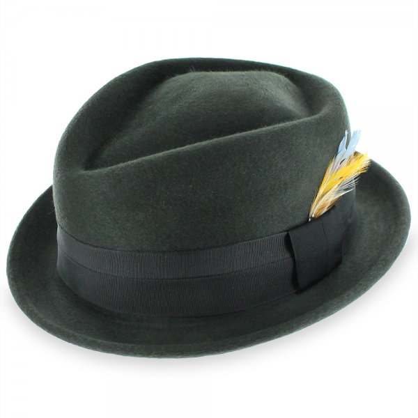 "Mingus" Murino Soft Wool Pork Pie Hat