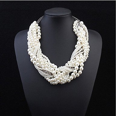 Women layered pearl necklace, layered necklace, pearl necklace, pearl, fashion jewelry necklace