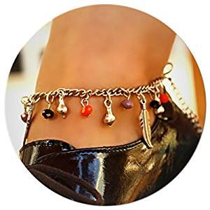 Bead anklets anklets summer beach barefoot anklet jewelry adjustable