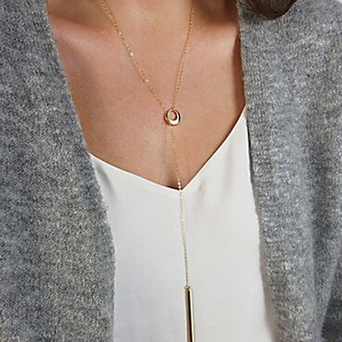 Women tassel pendant long tassel necklace simple style jewelry necklace