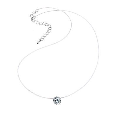 Women diamond necklace simple style fashion jewelry necklace