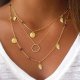 Layered necklace pendant necklace women stratified multi-layer necklace jewelry