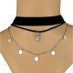 Women stack stackable collar necklace layered necklace