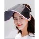 Female cute polyester sun hat, color block