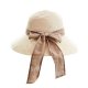 Women basic cute straw hat sun hat, color block