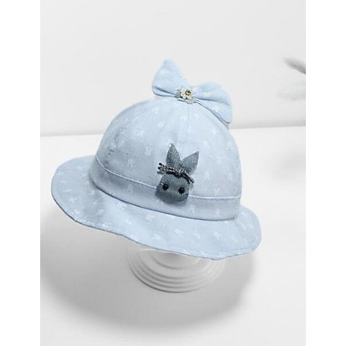 Female cute cotton sun hat floral print