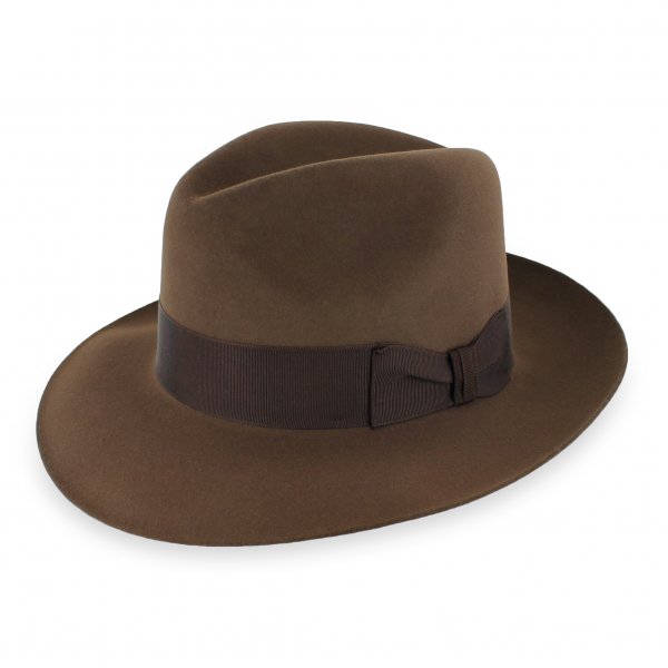 "Woodbury" Fur Felt Fedora Hat