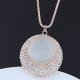 Women long pendant necklace, long necklace, diamond, fashion alloy necklace jewelry daily