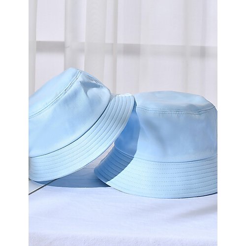 Female neutral party active cute cotton bucket hat soft hat